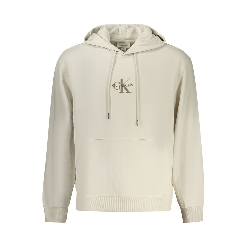 Calvin Klein Beiger Baumwoll-Herrenpullover