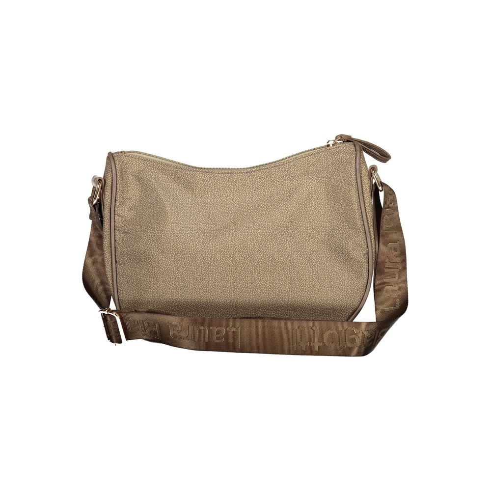 Laura Biagiotti Beige Polyester Damenhandtasche