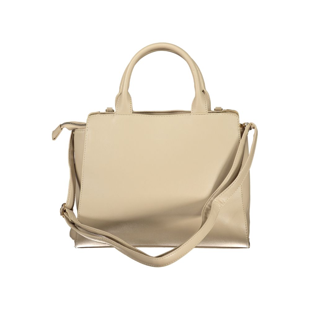Laura Biagiotti Beige PVC-Handtasche für Damen