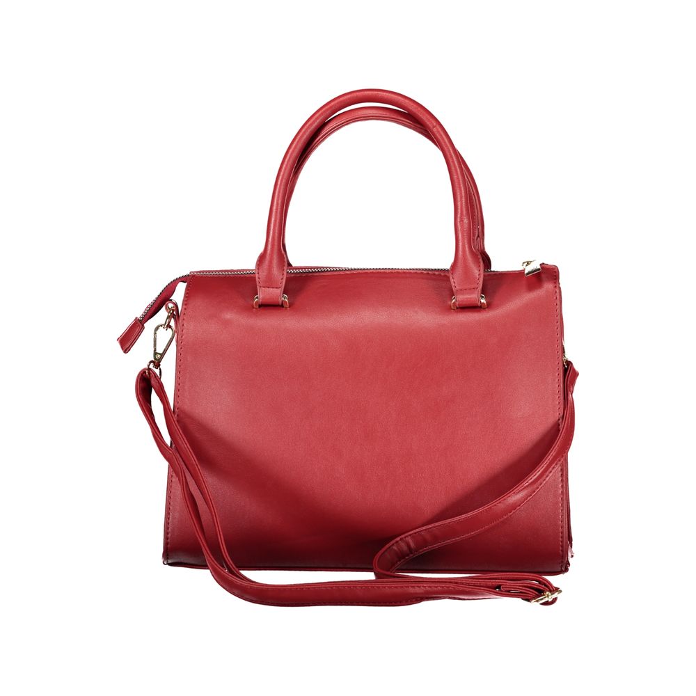 Laura Biagiotti Rote PVC-Handtasche für Damen