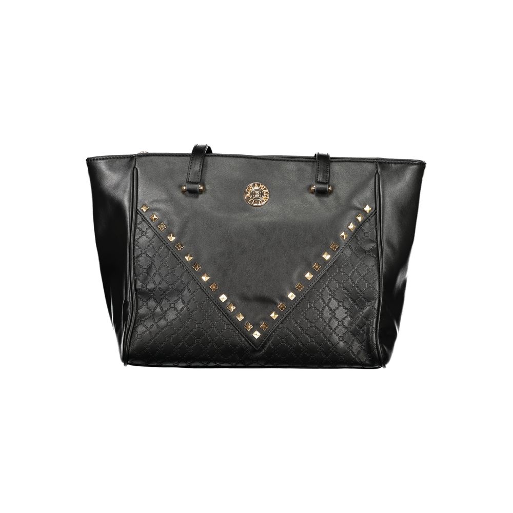 Schwarze PVC-Handtasche für Damen von Laura Biagiotti