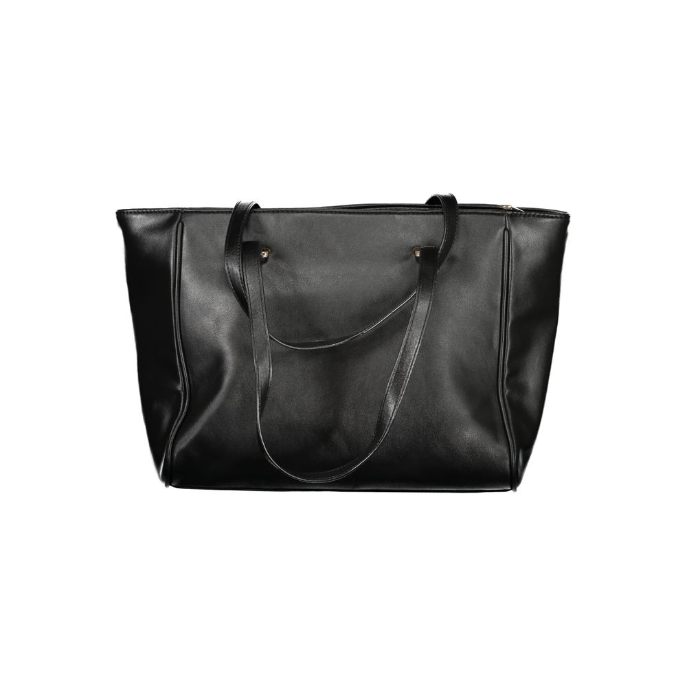 Schwarze PVC-Handtasche für Damen von Laura Biagiotti