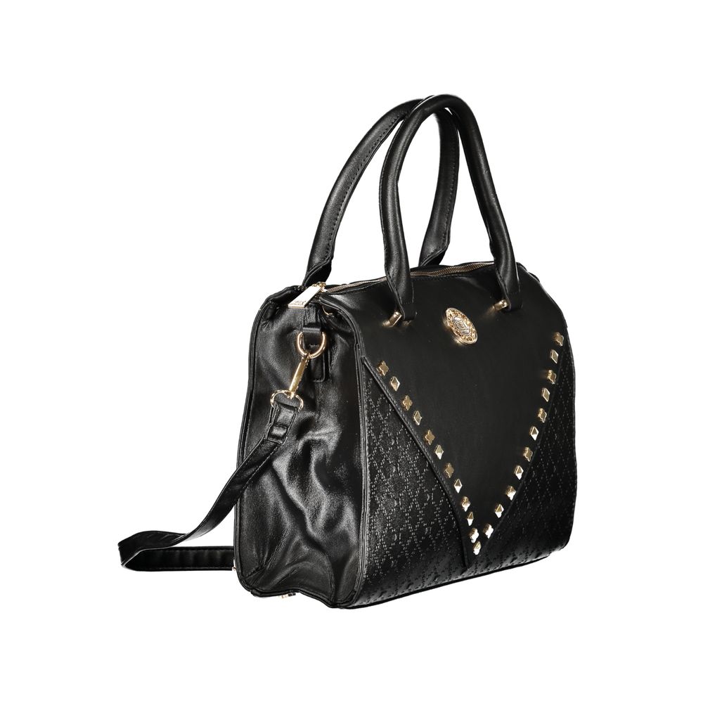 Laura Biagiotti Schwarze PVC-Handtasche für Damen