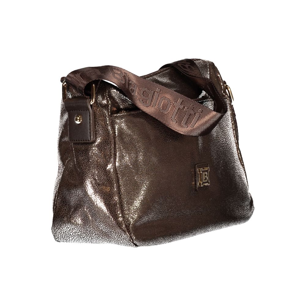 Laura Biagiotti Bronze Polyester Damenhandtasche