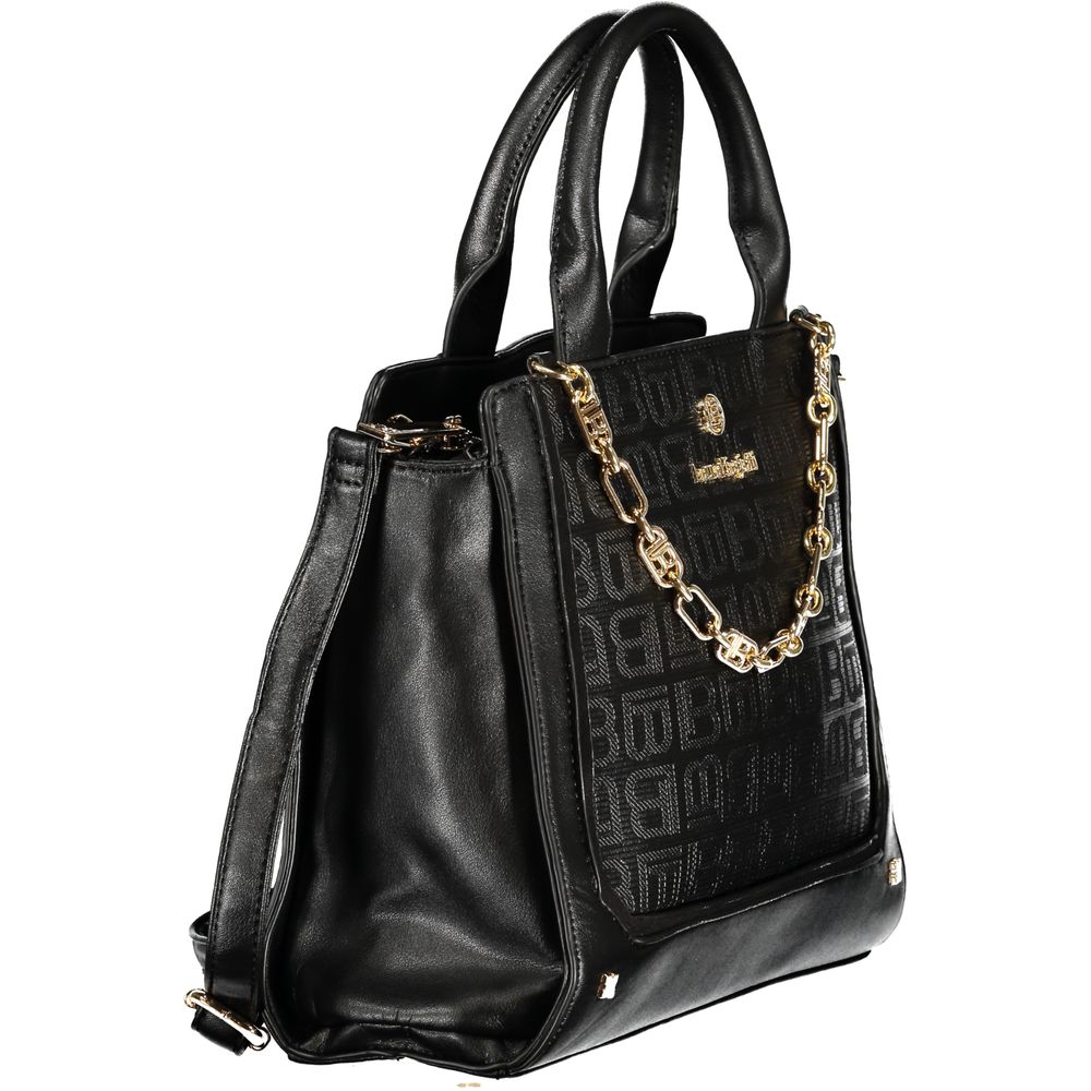 Laura Biagiotti Schwarze PVC-Handtasche für Damen