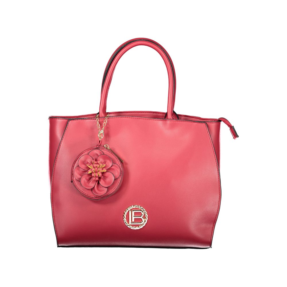 Laura Biagiotti Rote PVC-Handtasche für Damen