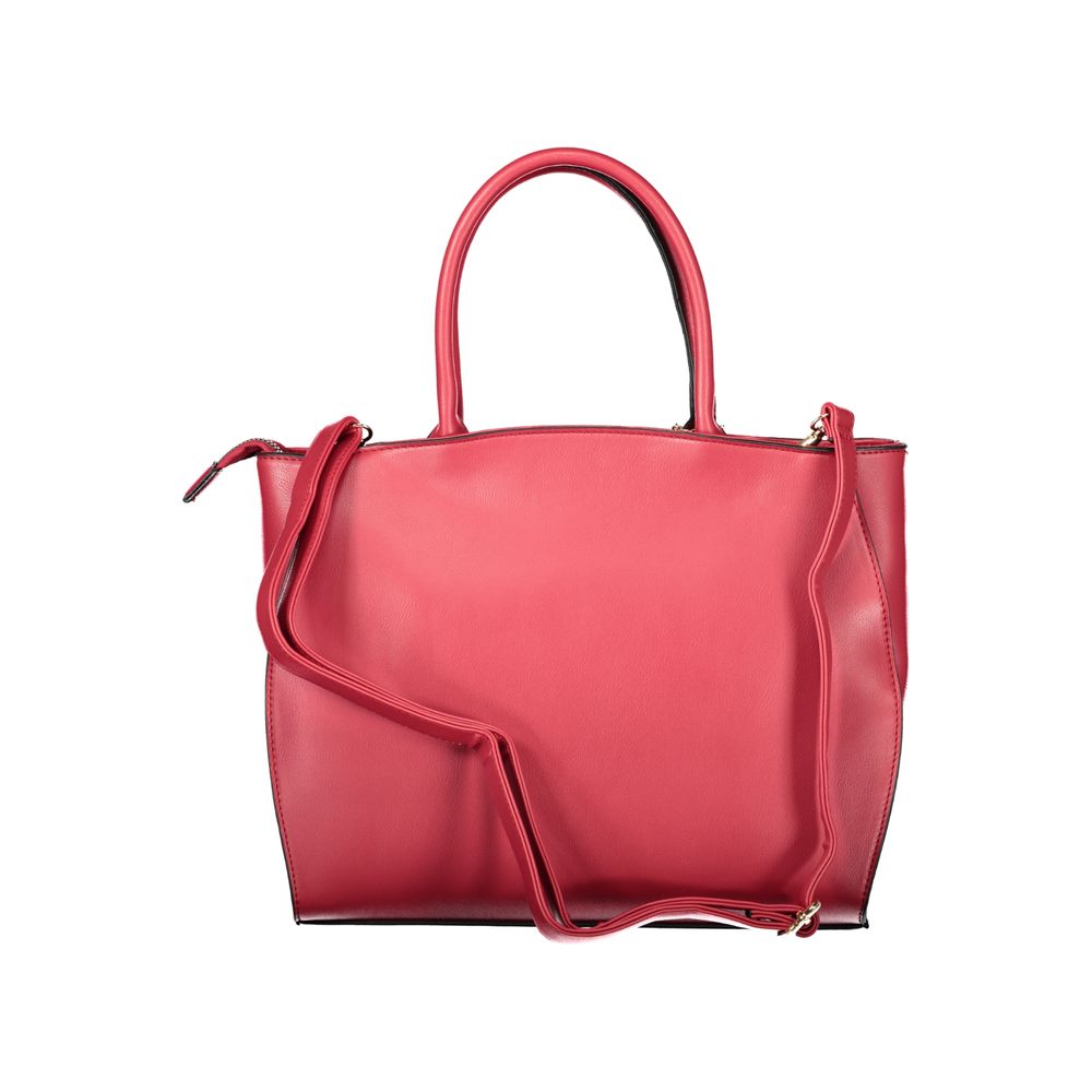 Laura Biagiotti Rote PVC-Handtasche für Damen