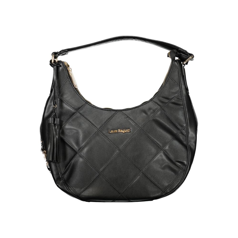 Laura Biagiotti Schwarze PVC-Handtasche für Damen
