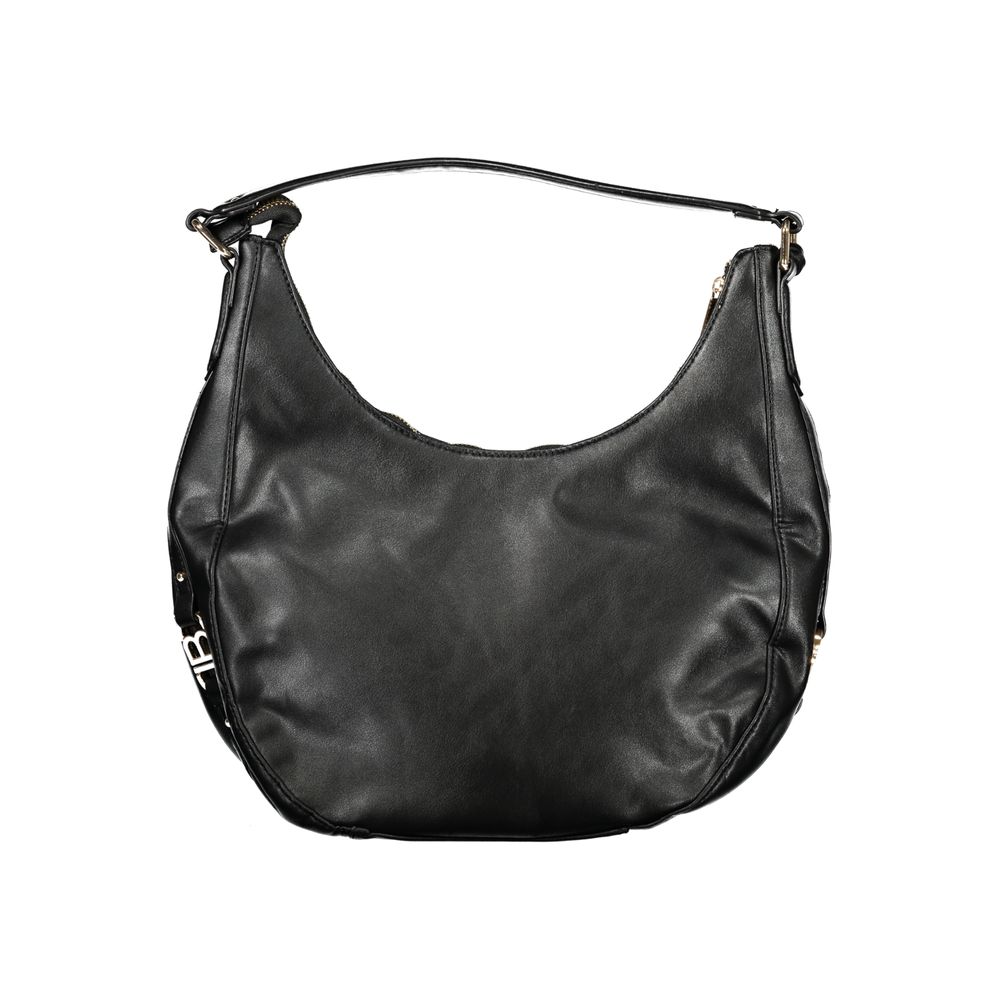 Laura Biagiotti Schwarze PVC-Handtasche für Damen