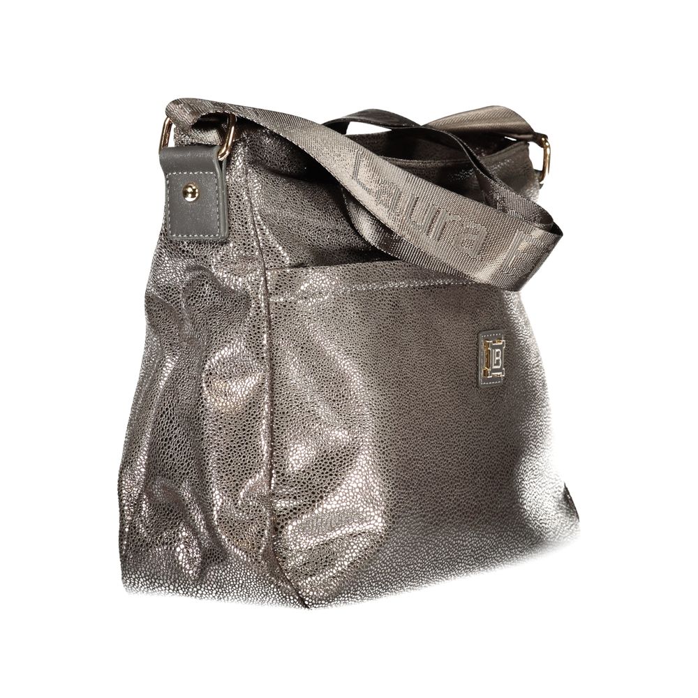 Laura Biagiotti Grau Polyester Damen Handtasche