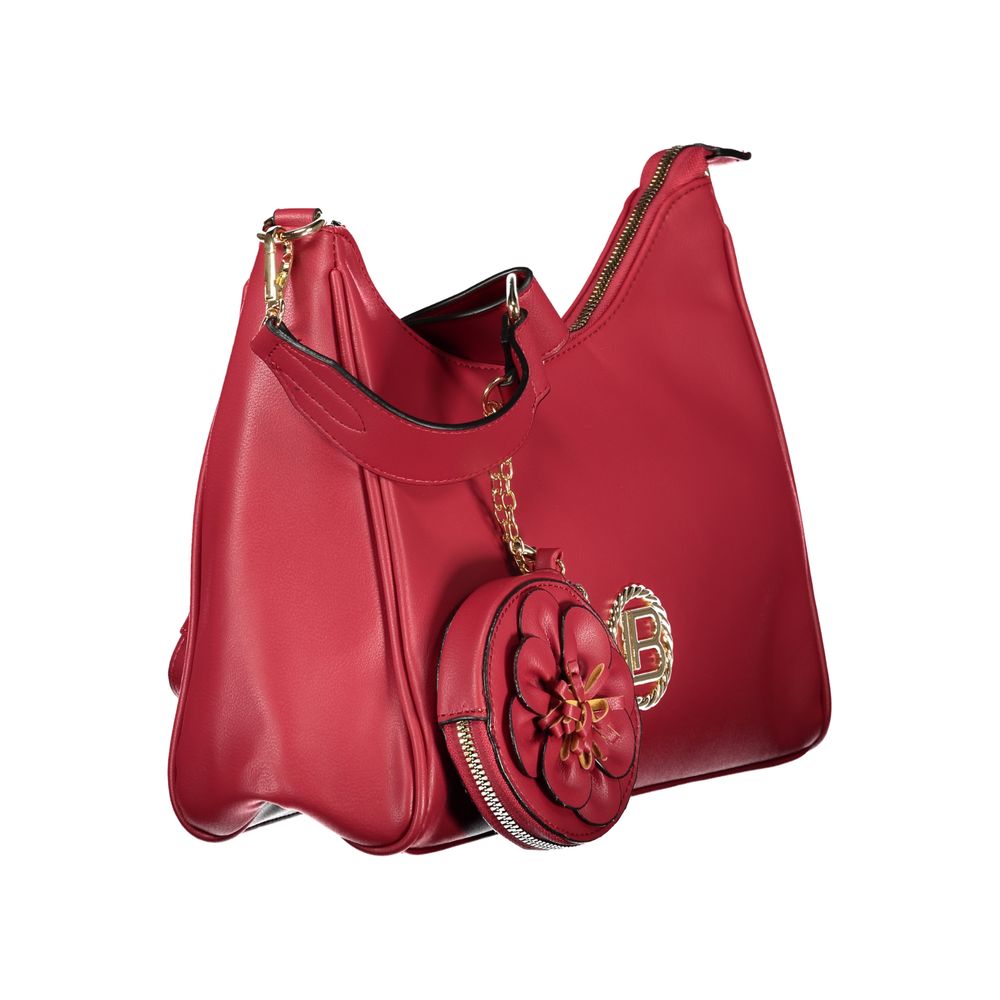 Laura Biagiotti Rote PVC-Handtasche für Damen