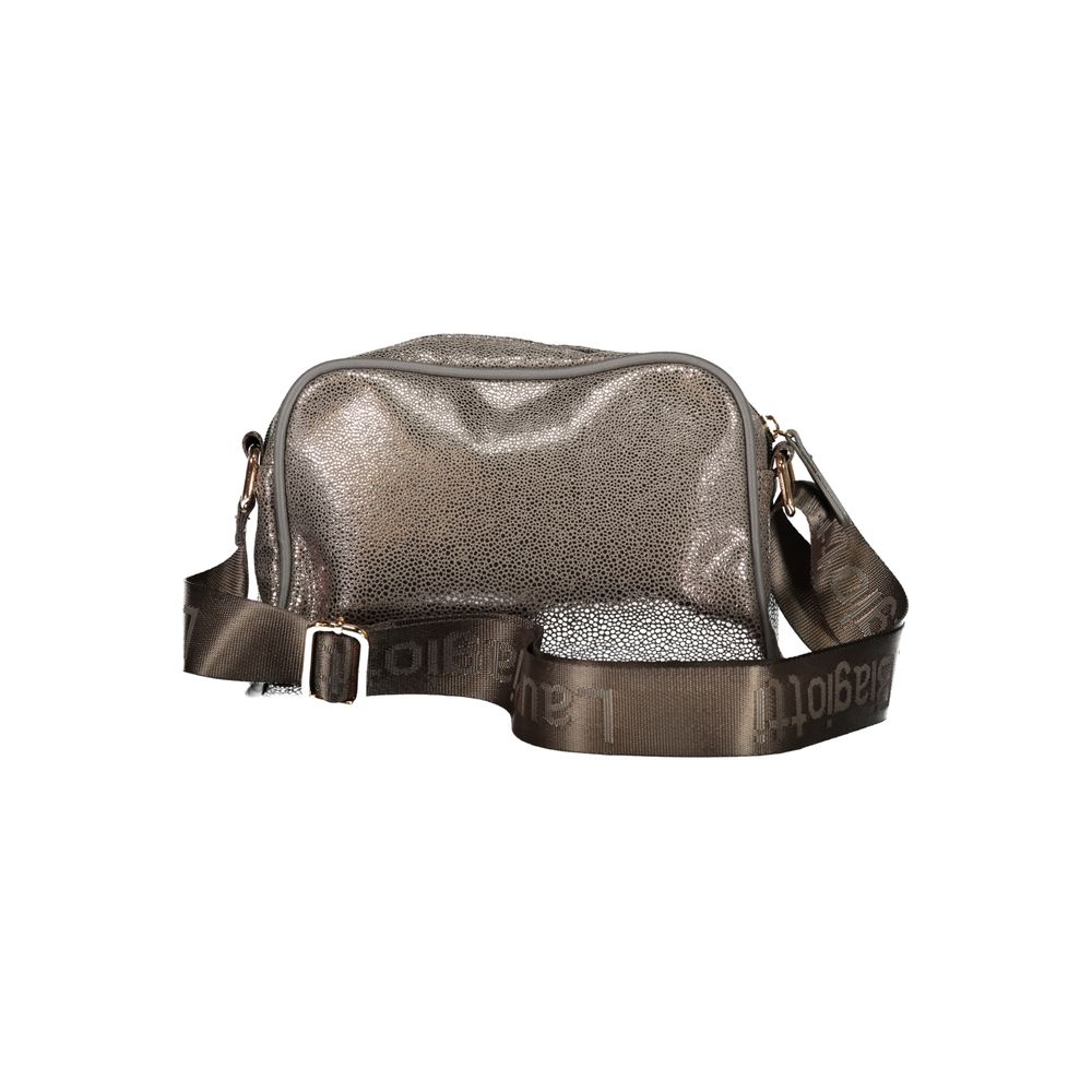 Laura Biagiotti Graue Polyester Damenhandtasche