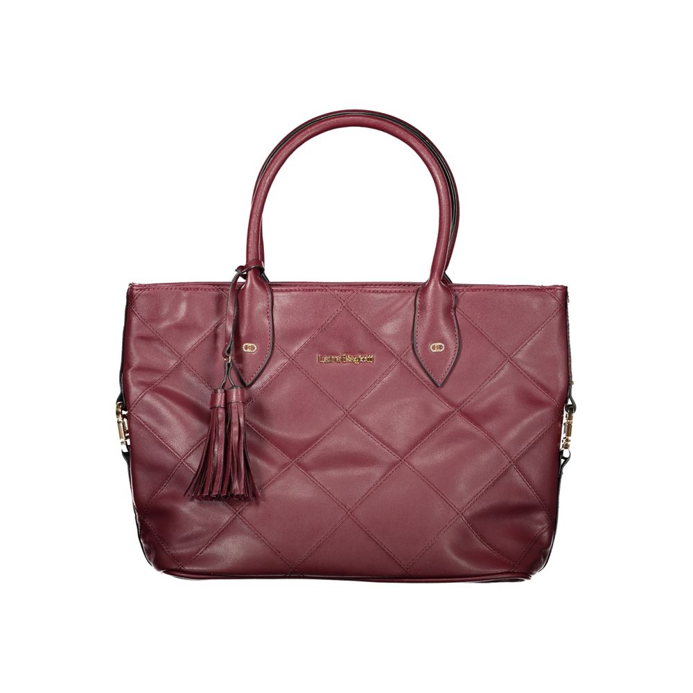 Laura Biagiotti Rote PVC-Handtasche für Damen