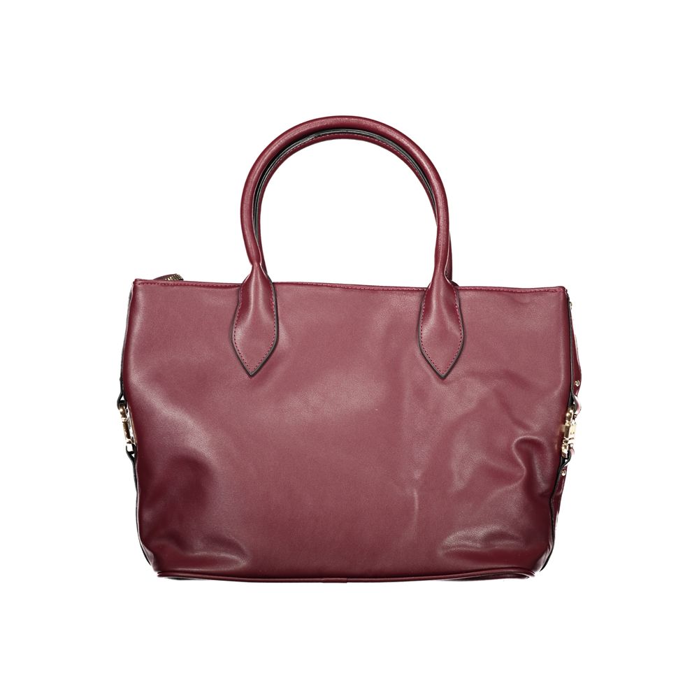 Laura Biagiotti Rote PVC-Handtasche für Damen