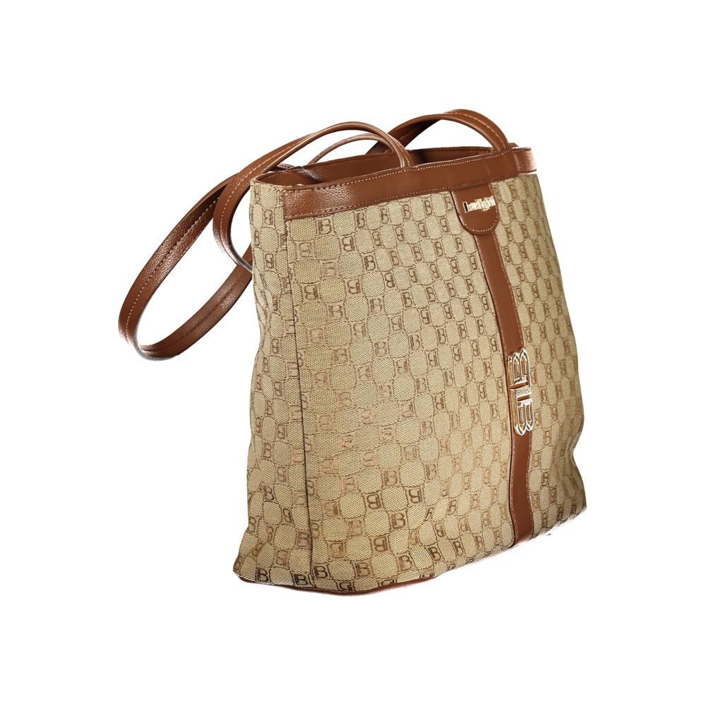 Laura Biagiotti Beige Polyester Handtasche für Damen
