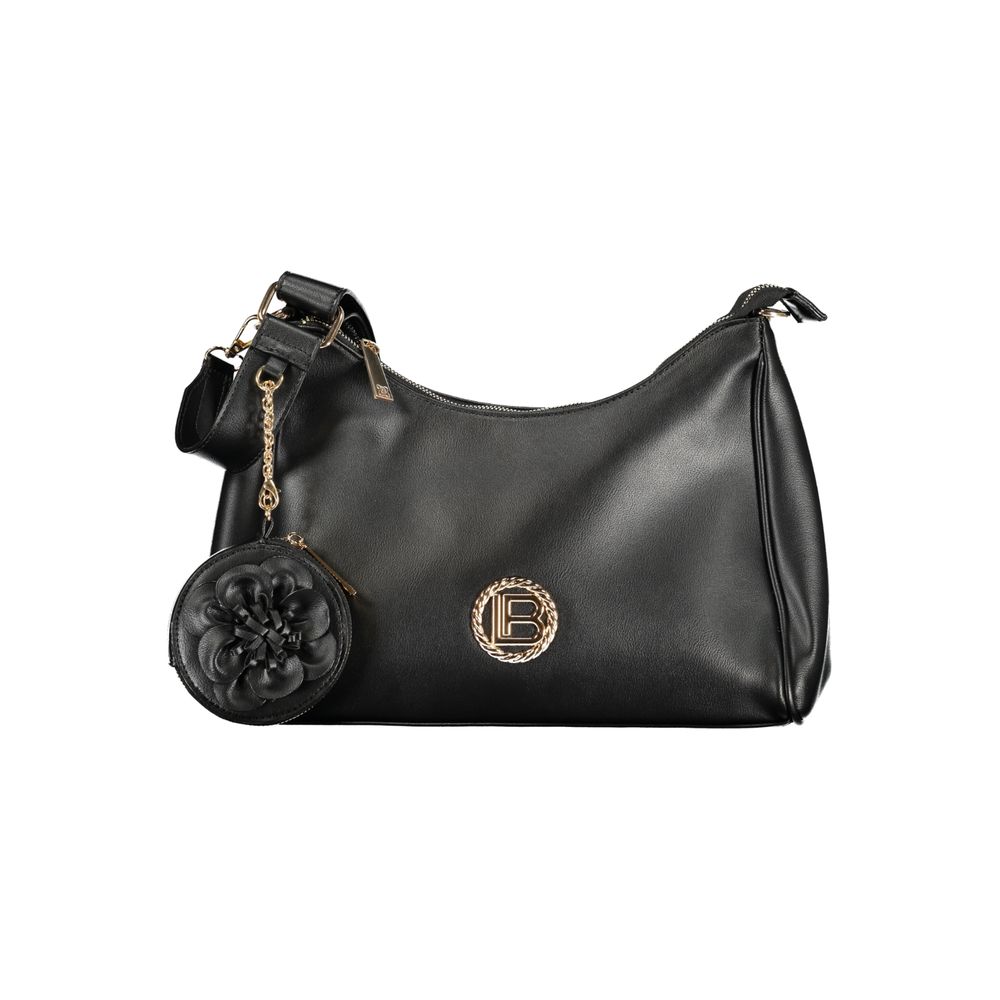 Laura Biagiotti Schwarze PVC-Handtasche für Damen