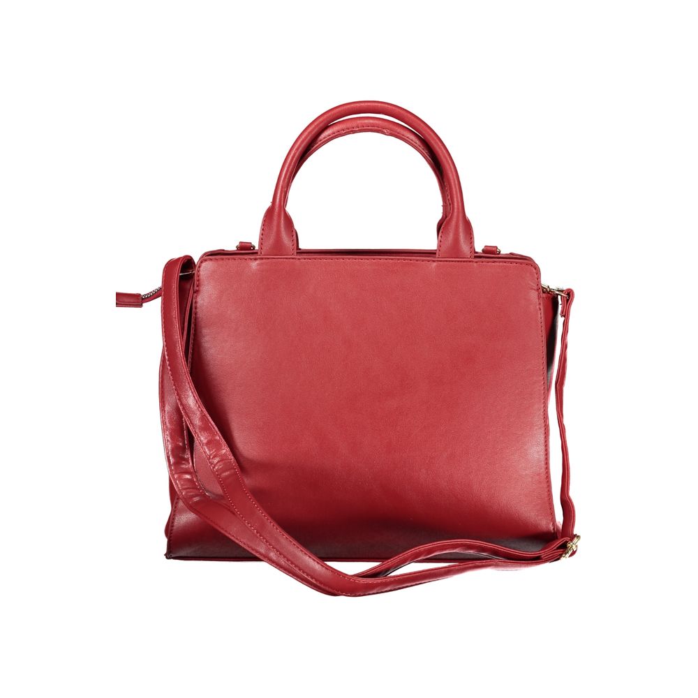 Laura Biagiotti Rote PVC-Handtasche für Damen