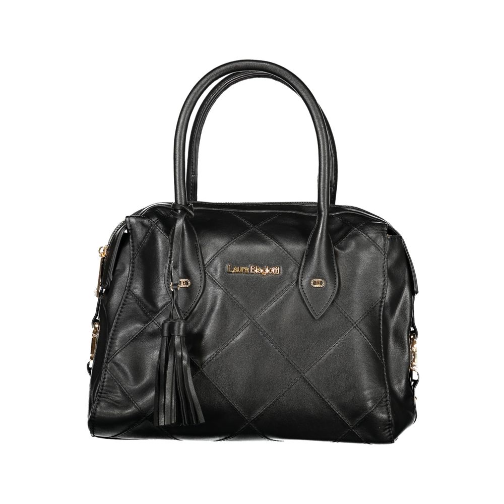 Laura Biagiotti Schwarze PVC-Handtasche für Damen