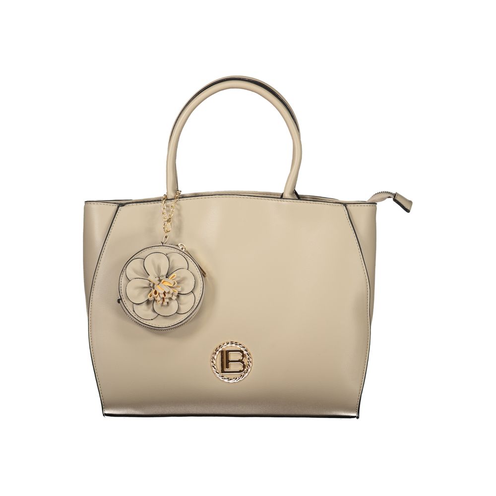 Laura Biagiotti Beige PVC-Handtasche für Damen