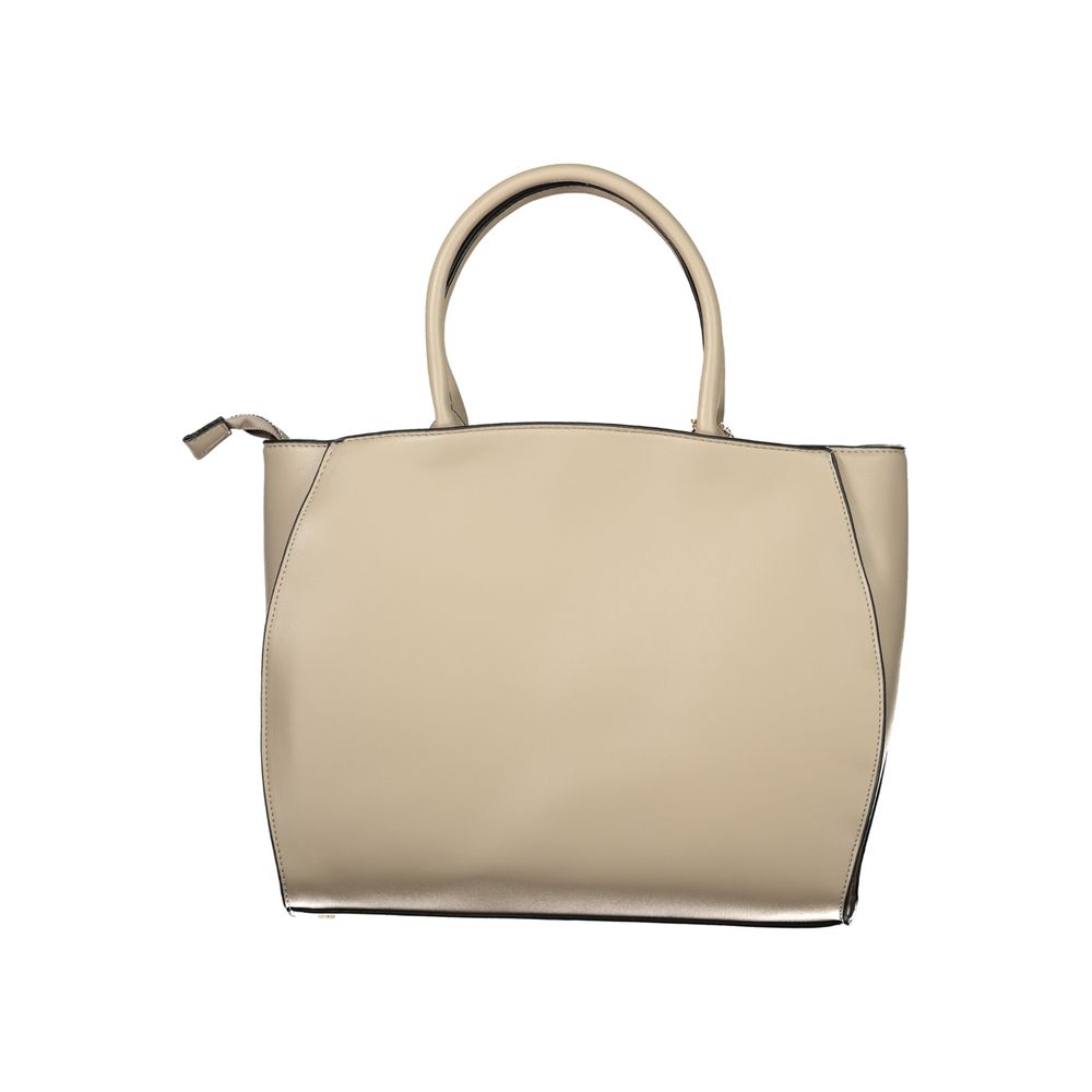Laura Biagiotti Beige PVC-Handtasche für Damen