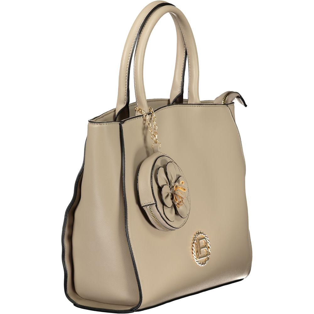 Laura Biagiotti Beige PVC-Handtasche für Damen