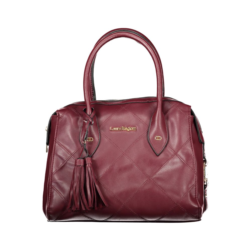 Laura Biagiotti Rote PVC-Handtasche für Damen