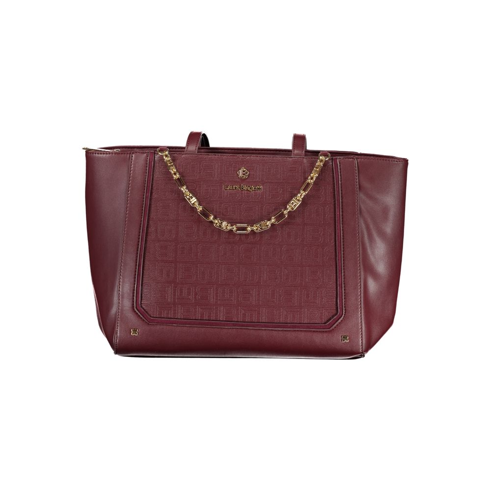 Laura Biagiotti Rote PVC-Handtasche für Damen