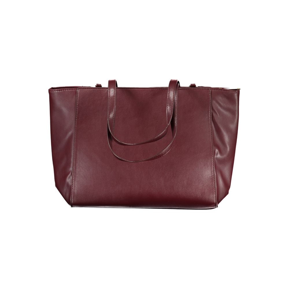 Laura Biagiotti Rote PVC-Handtasche für Damen
