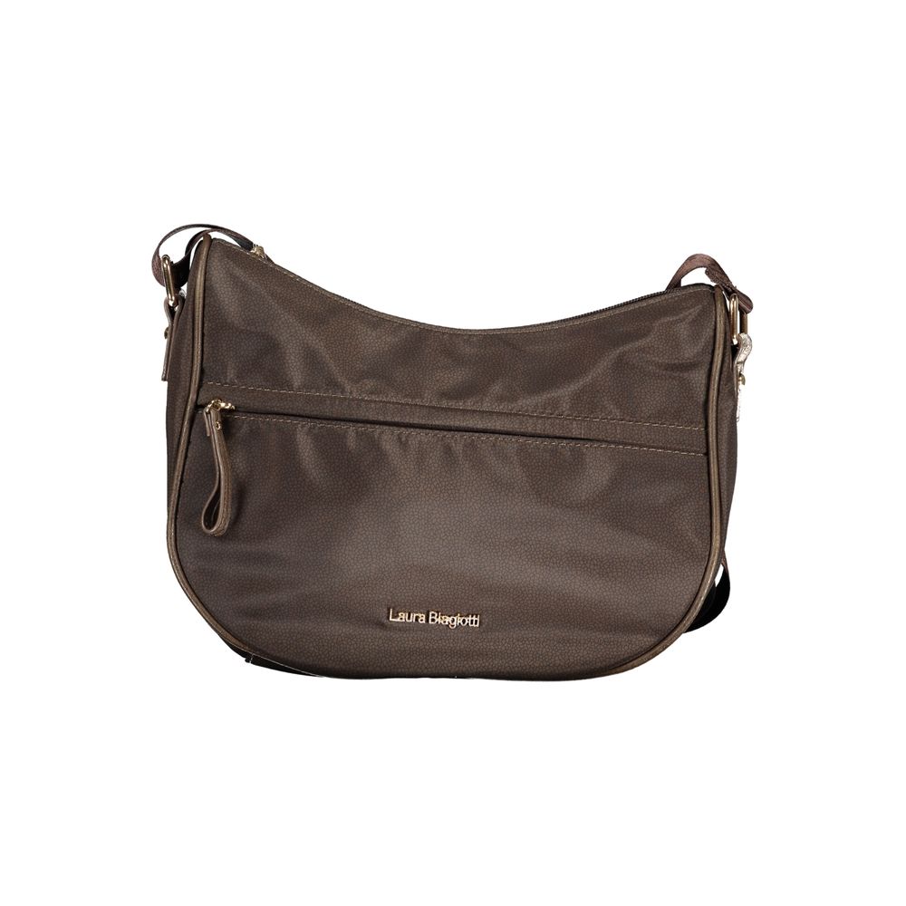 Laura Biagiotti Braune Polyester-Handtasche für Damen