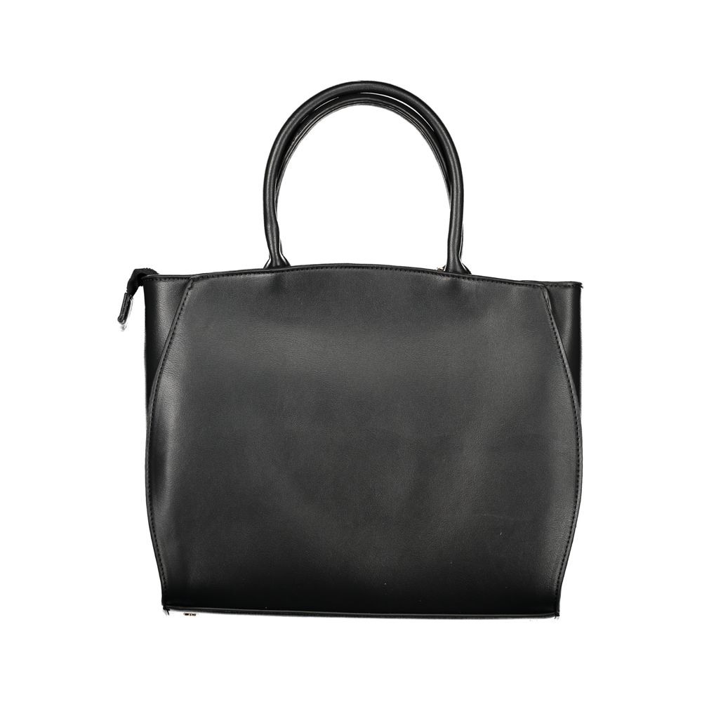 Laura Biagiotti Schwarze PVC-Handtasche für Damen