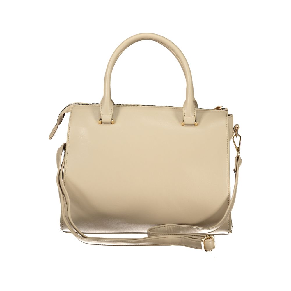 Laura Biagiotti Beige PVC-Handtasche für Damen