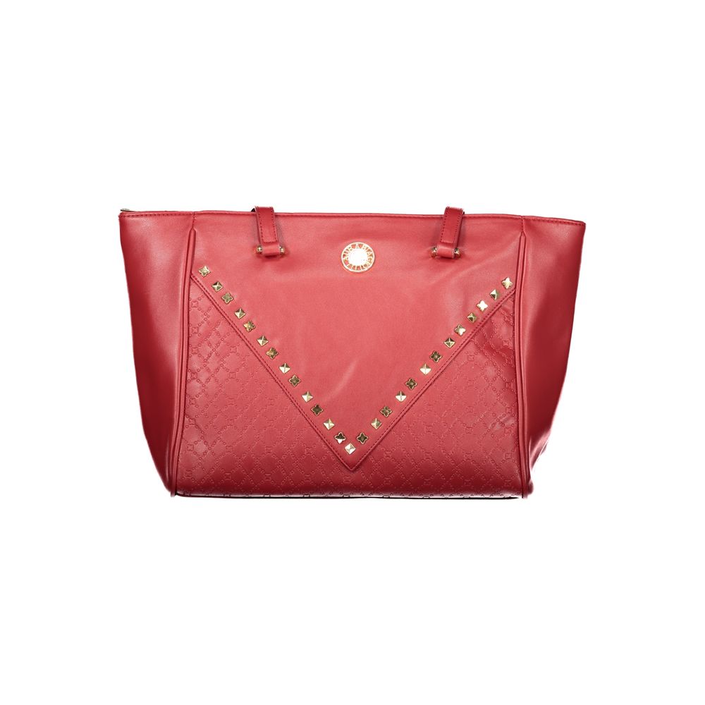 Laura Biagiotti Rote PVC-Handtasche für Damen