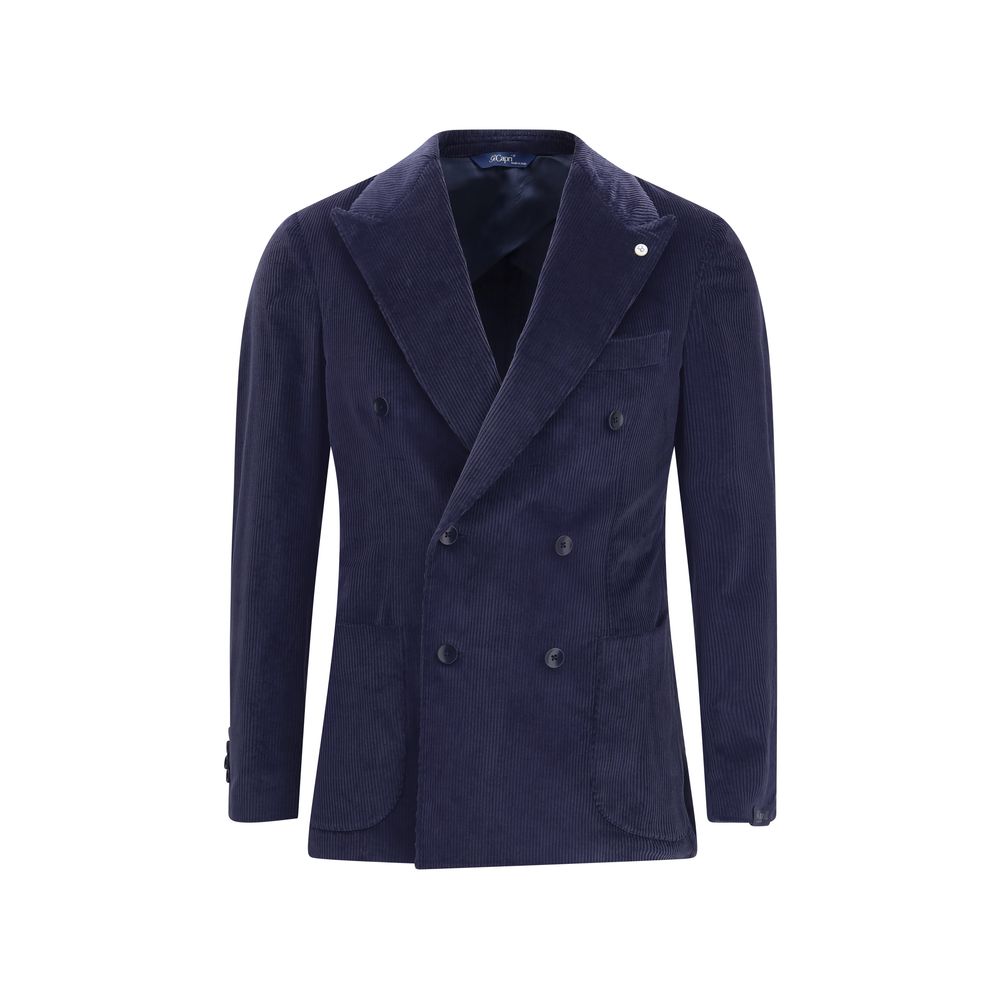 Gi Capri Blauer Baumwollblazer
