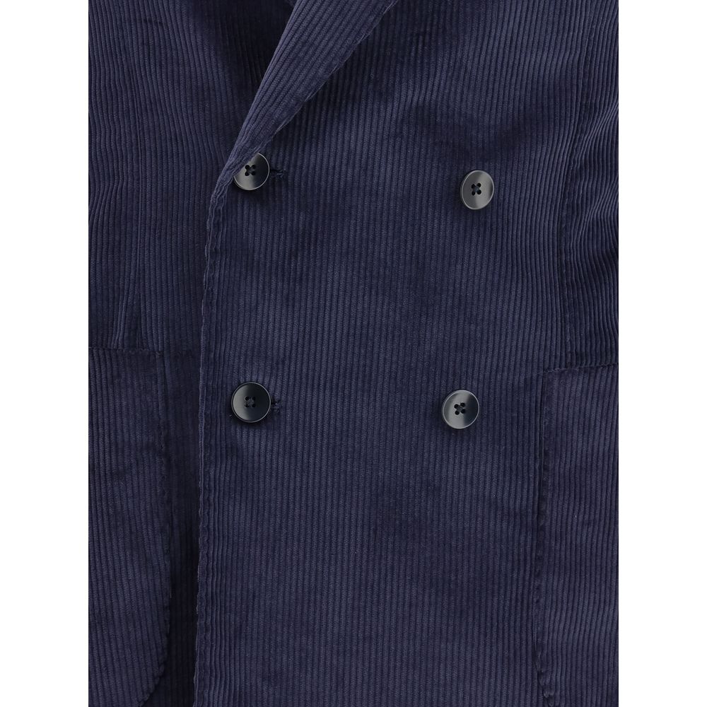 Gi Capri Blauer Baumwollblazer