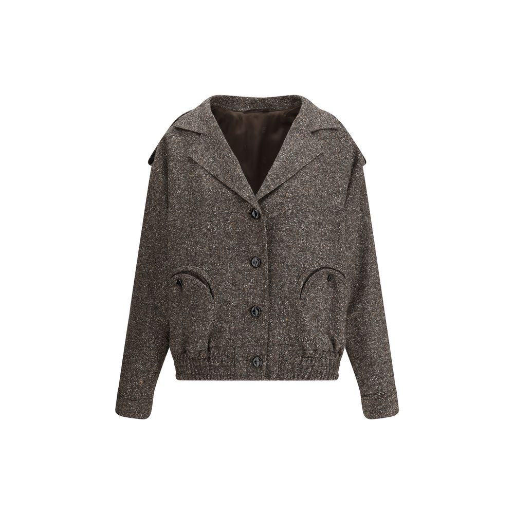 Blazé Milano Brauner Polyester-Bomber