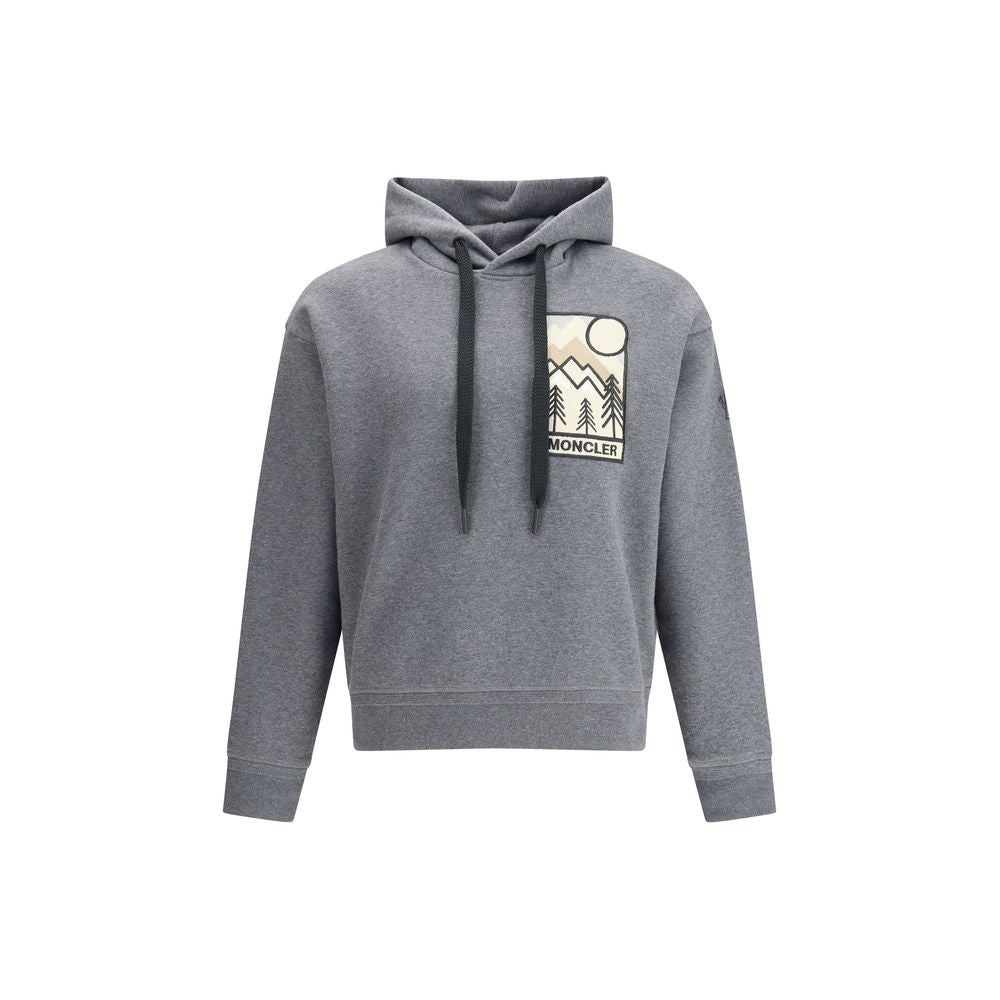 Moncler Grenoble Graues Baumwoll-Sweatshirt
