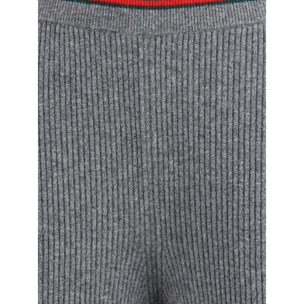 Gucci Graue Wollhose im Casual-Stil