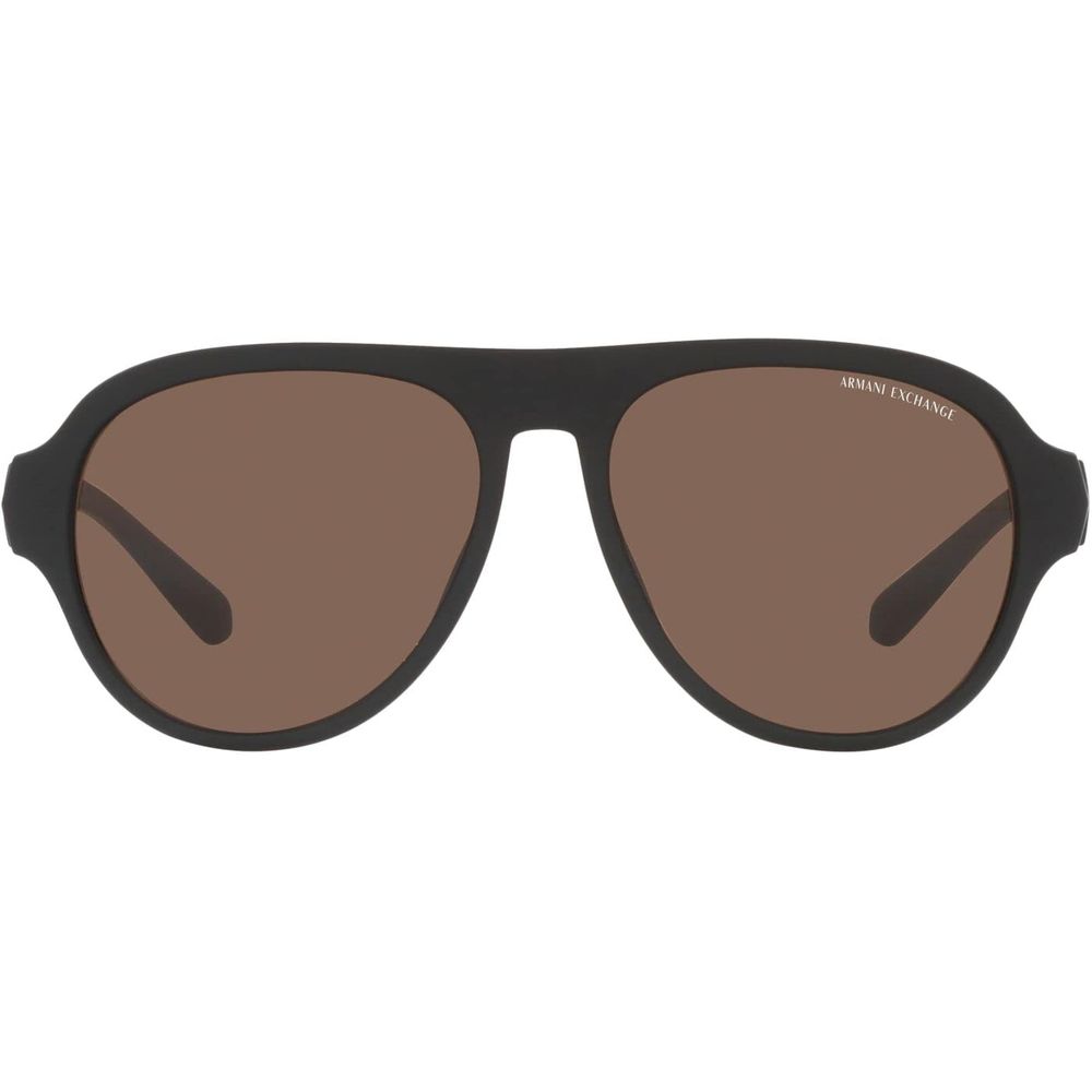 Armani Exchange Braune Sonnenbrille aus Acetat