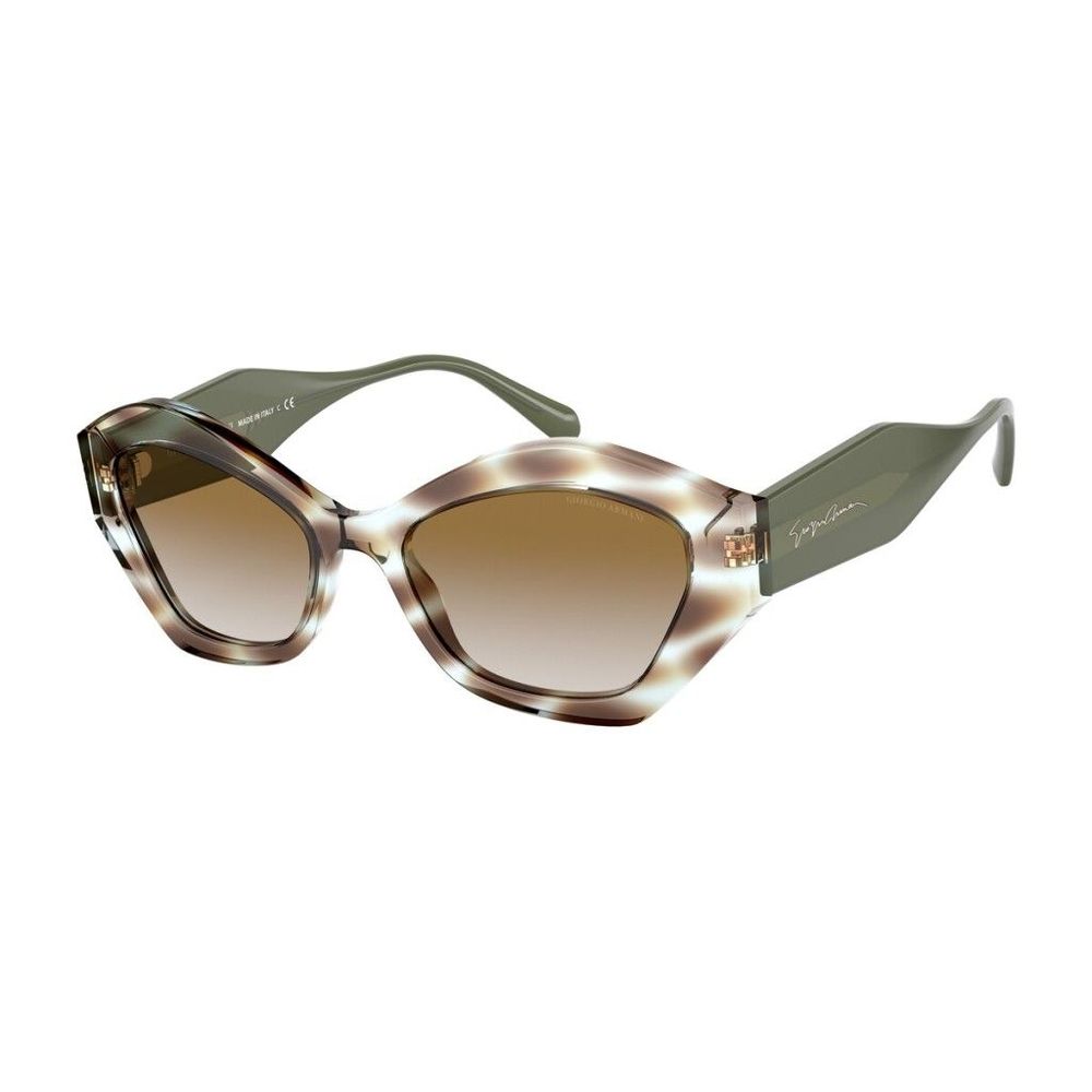 Giorgio Armani Grüne Sonnenbrille aus Acetat