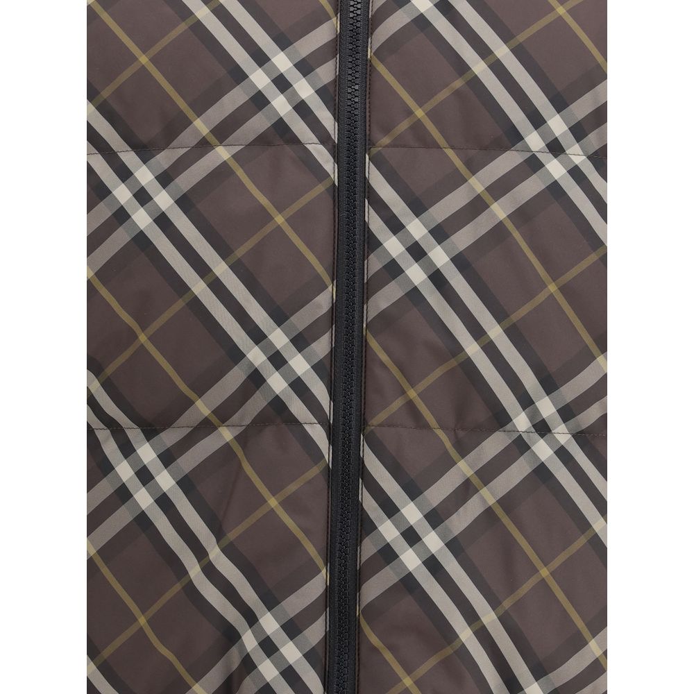 Burberry Brauner Polyester-Mantel
