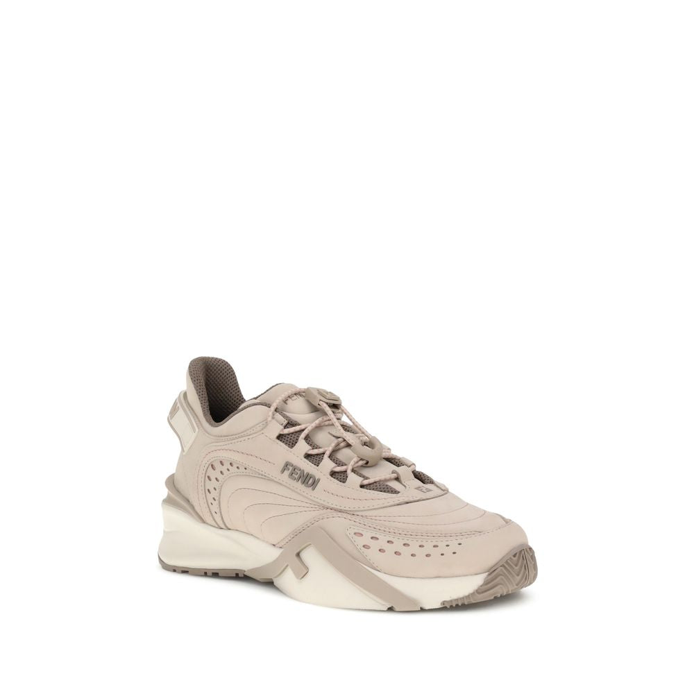Fendi Sportliche Sneaker aus Creme-Gummi