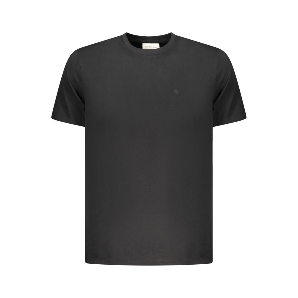 Calvin Klein Schwarzes Baumwoll-T-Shirt für Herren
