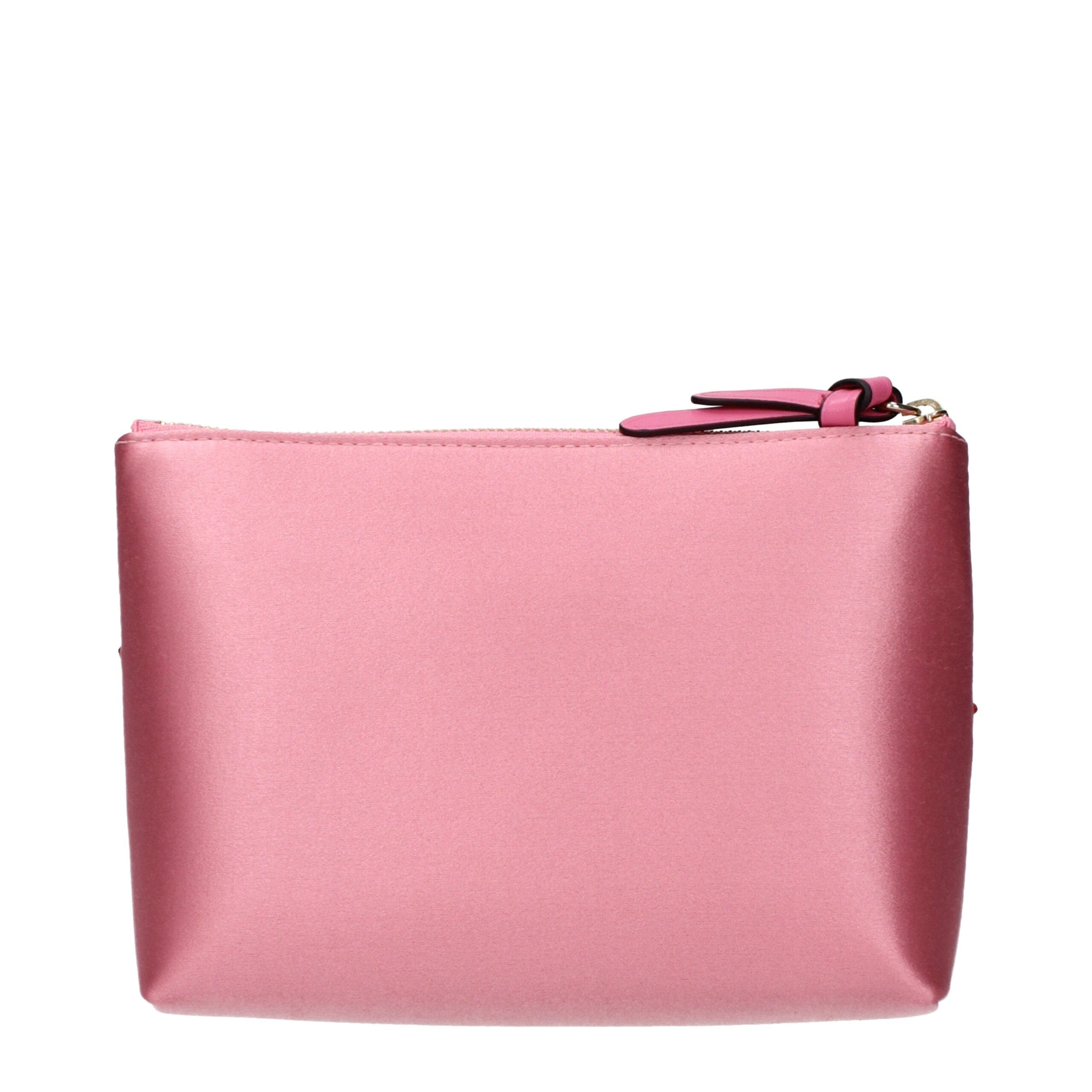 Jimmy Choo Pinke Satin-Clutch
