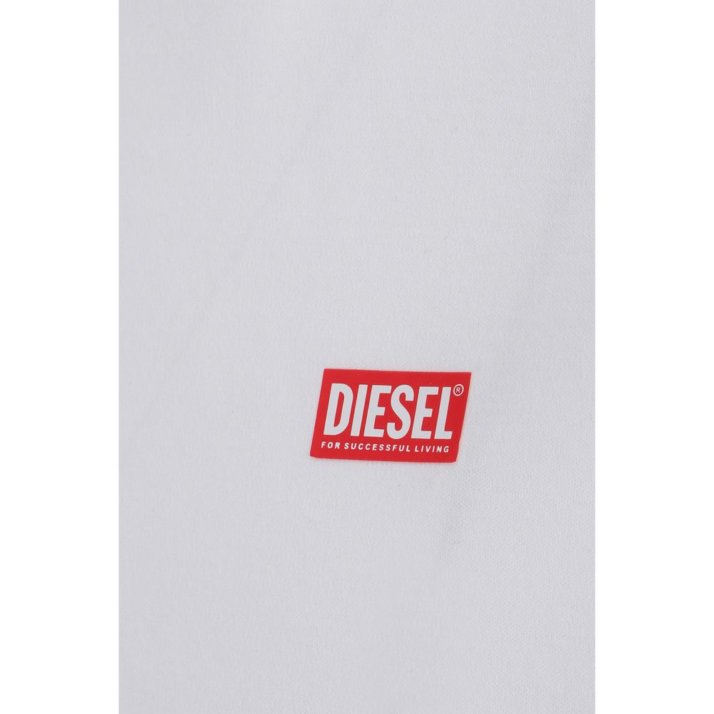 Diesel Weißes Baumwoll-T-Shirt