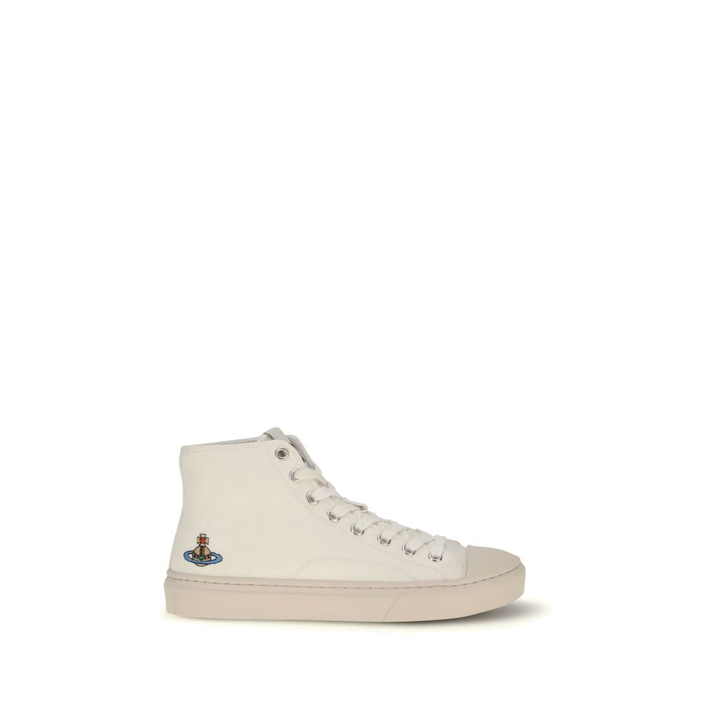 Vivienne Westwood Weiße High-Top-Sneaker aus Baumwolle