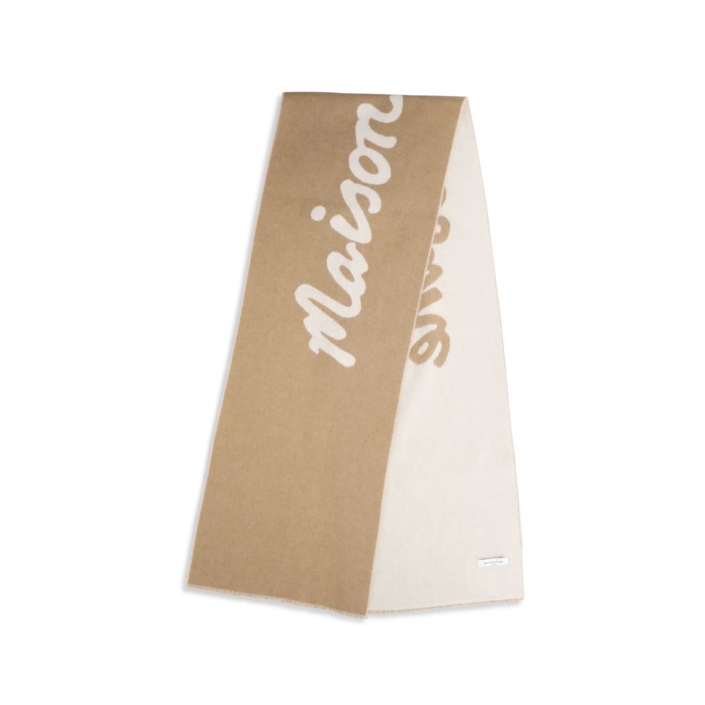 Maison Kitsuné Beiger Wollschal