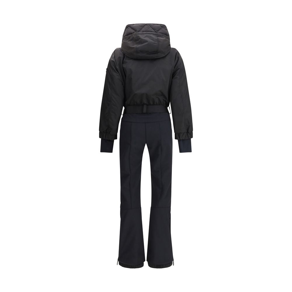 Moncler Grenoble Schwarzer Polyester-Jumpsuit