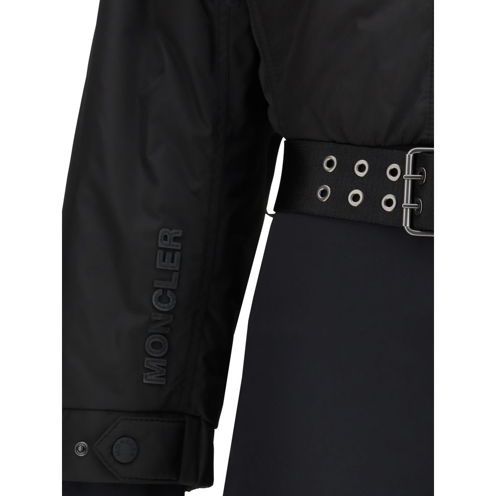 Moncler Grenoble Schwarzer Polyester-Jumpsuit