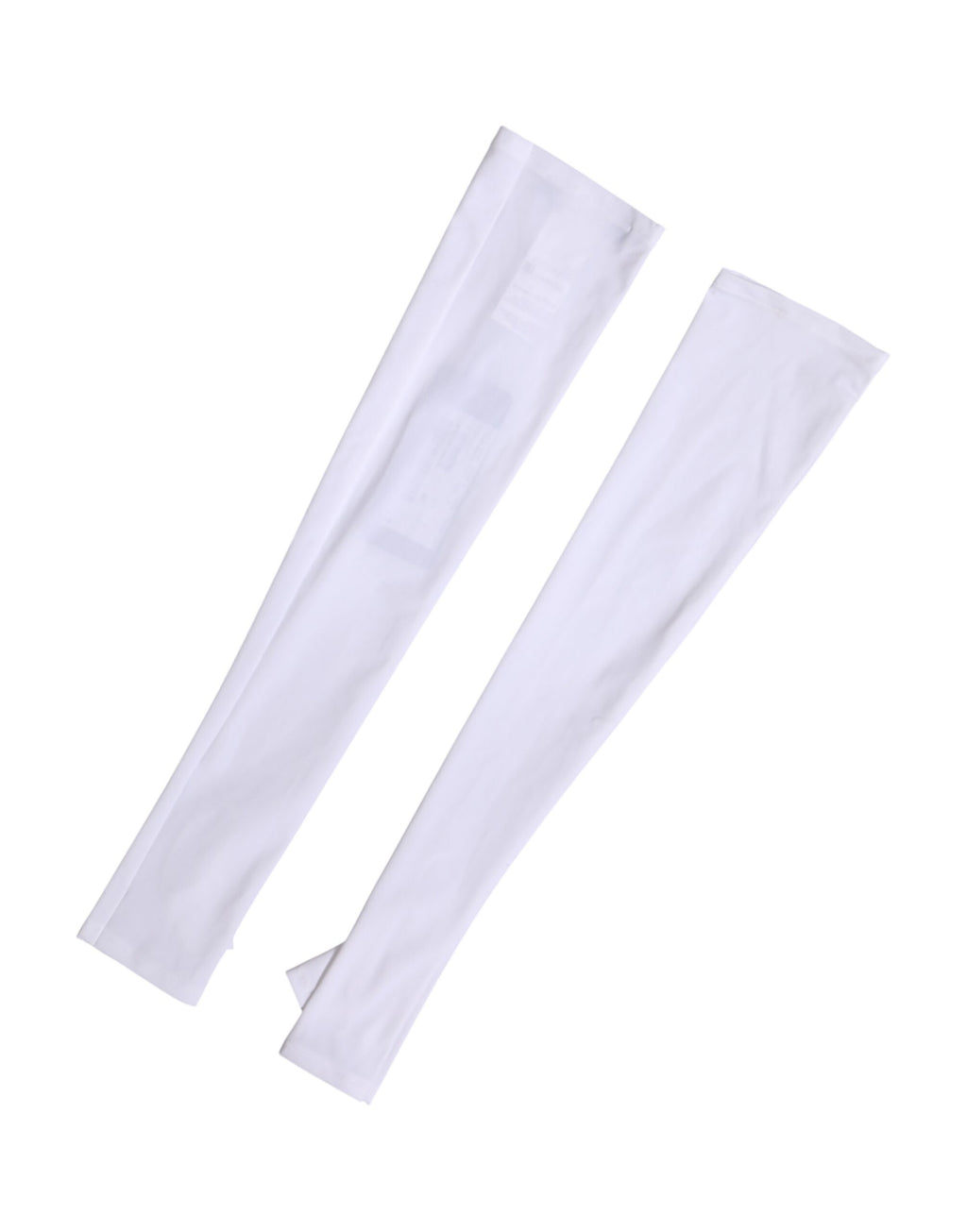 Dolce & Gabbana Weiße Nylon-Fingerlose Ellenbogenlange Handschuhe