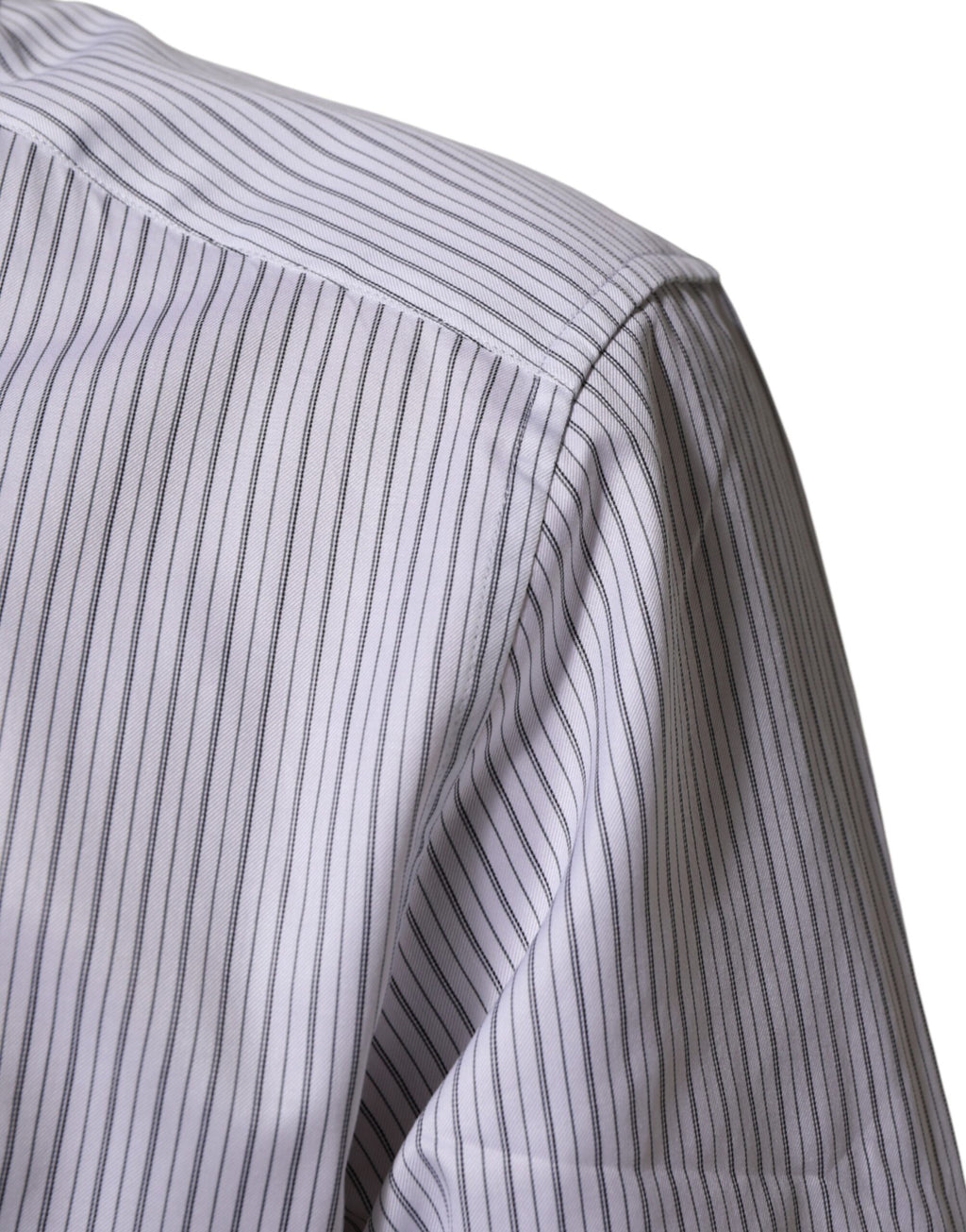 Dolce & Gabbana Baumwollhemd mit weißen Streifen für Herren, GOLD